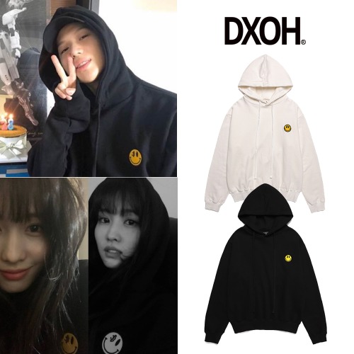 コラボネーション [DXOH] DXOH SMILE PATCH HOODIE 2COLOR_SHINee