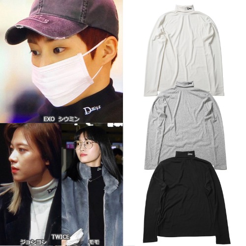 コラボネーション [DXOH] LOGO TURTLENECK 3COLOR_EXO_TWICE_OH MY GIRL